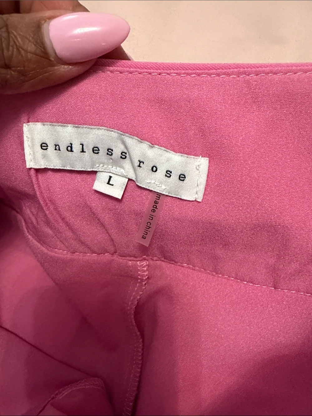 High-Rise Pink Women's Dress Shorts